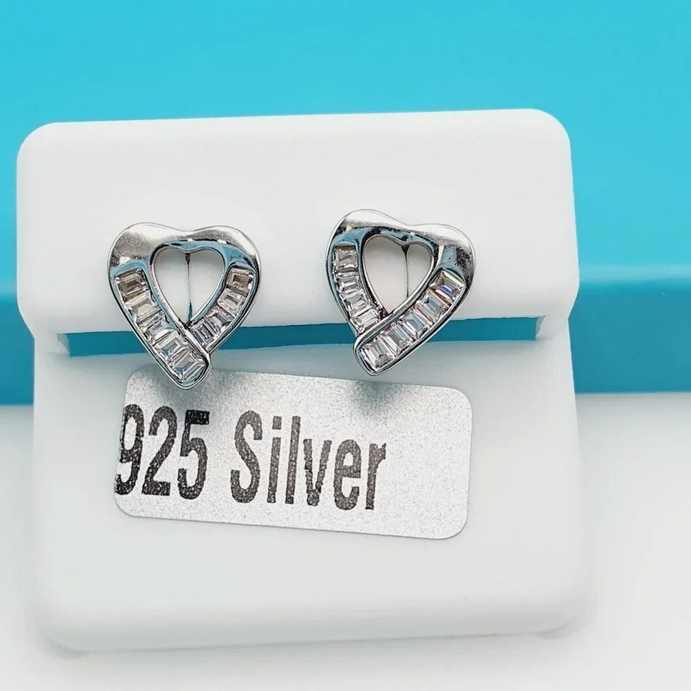 "925 Sterling Silver CZ Beautiful Earrings for Women, 1USPAR4152